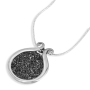 Moriah Jewelry Abstract Pomegranate Druzy Quartz Sterling Silver Necklace  - 1