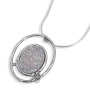 Moriah Jewelry Flower Opal Druzy Quartz Sterling Silver Necklace  - 1