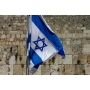 Western Wall Israeli Flag Photograph by Oren Cohen - 1