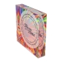 Jordana Klein Round Home Blessing Glass Cube (Hebrew and English) - 2