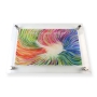 Jordana Klein Dove of Color Glass Challah Tray - 1