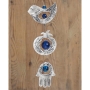 Danon Wall Hanging with Jewish Charms and Blessings (Hebrew / English) - 3