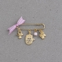 Danon 24K Gold Plated Baby Safety Pin  - 8