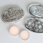 Danon Silver-Plated Jerusalem Travel Shabbat Candlestick Carrier - 5