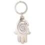 Danon Hamsa Keychain Key Ring with Swirl Design - 2