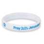 Rubber Bracelet - Pray for the Peace of Jerusalem - 1