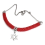 JewelRina Designer Handcrafted Star of David Necklace (Choice of Colors) - 4