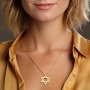Deluxe 14K Gold Star of David Pendant Necklace - Unisex - 5