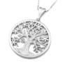 Deluxe 14K Gold Tree of Life Pendant Necklace - 3