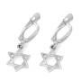 Star of David 14K Gold Earrings - 2