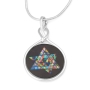 Jordana Klein Large Silver Plated Jewish Star Necklace - 1