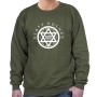 Star of David Glatt Kosher Sweatshirt (Choice of Colors) - 5