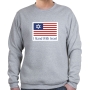 ‘I Stand with Israel’ American Flag Sweatshirt (Choice of Colors) - 2