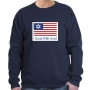 ‘I Stand with Israel’ American Flag Sweatshirt (Choice of Colors) - 4