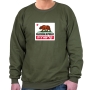 Hebrew State Sweatshirt - California. Variety of Colors - 2