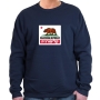 Hebrew State Sweatshirt - California. Variety of Colors - 5