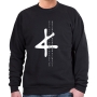 Ancient & Modern Hebrew Alphabet Sweatshirt (in Range of Colours) - 3