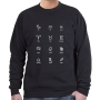 Hebrew Zodiac Sweatshirt. Variety of Colors - 4