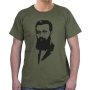 Portrait T-Shirt - Theodore Herzl. Variety of Colors - 6