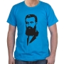 Portrait T-Shirt - Theodore Herzl. Variety of Colors - 8