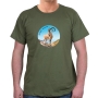 Israel T-Shirt - Ein Gedi Ibex - Dead Sea. Variety of Colors - 9
