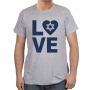 Love Star of David T-Shirt (Choice of Colors) - 3
