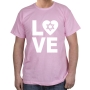 Love Star of David T-Shirt (Choice of Colors) - 4