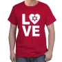 Love Star of David T-Shirt (Choice of Colors) - 5