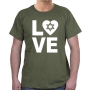 Love Star of David T-Shirt (Choice of Colors) - 7