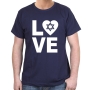 Love Star of David T-Shirt (Choice of Colors) - 11