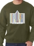 Israel Sweatshirt - Made in Israel - Barcode. Variety of Colors - 3