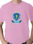 Hebrew State T-Shirt - Massachusetts. Variety of Colors - 8