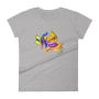 Colorful Dove of Peace "Shalom" Women's T-Shirt - 3