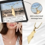 Jerusalem Gift Box With 14K Yellow Gold Land of Israel Necklace - Add a Personalized Message For Someone Special!!! - 2