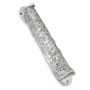Extra Large Jerusalem Scroll Mezuzah with Golden Accents - 2