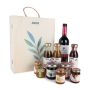 Lin's Farm All-Natural Healthy Gift Box with Wine - 1