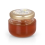 Glass Rosh Hashanah Honey Plate with Dipper - Pomegranates - 1