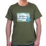 Israel T-Shirt - Long Live Israel. English & Yiddish. Variety of Colors - 6