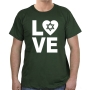 Love Star of David T-Shirt (Choice of Colors) - 6