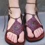 Delilah Handmade Leather Women's Sandals - 4