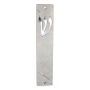 Lily Art Acrylic Mezuzah Case with Gray Marble Design on Wood - Choice of Color  - 2