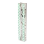 Lily Art Acrylic Mezuzah Case with Gray Marble Design on Wood - Choice of Color  - 9