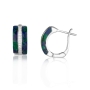 Marina Jewelry 925 Sterling Silver and Eilat Stone Earrings  - 4