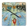 Martin Holt Jewish Humor Wall Clock – Swimming - 1