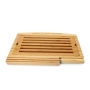 Bamboo Wood Hamotzi Challah Board and Knife Set - 3