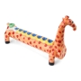 Handmade Children's Ceramic Giraffe Hanukkah Menorah - 3