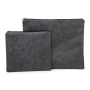 Faux Leather Blends of Different Gray Tallit & Tefillin Bag Set with Diamond Pattern - 4