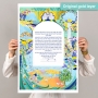 Leila By Anat Rainbow Peacock Personalized Ketubah - 9
