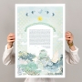 Leila By Anat Ocean Paradise Personalized Ketubah - 3
