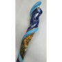 Hand Painted Blue Night Sky Lion of Judah Shofar - 4